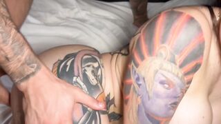 Nefernikk Gets Pounded By 2 Cocks