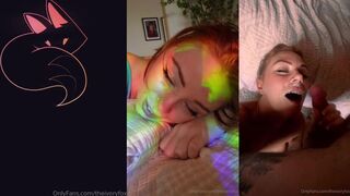 Ivory Fox Gets Pounded Under Colorful Lights