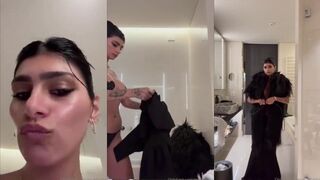 Mia Khalifa Puts On New Clothes With Her Tits Out