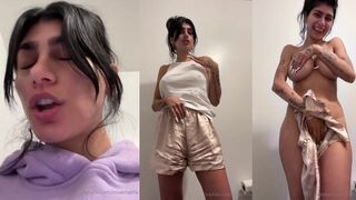 Mia Khalifa's Morning Routine With Her Tits Out