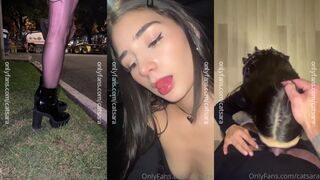 Catsara Gives Uber Driver A Blowjob