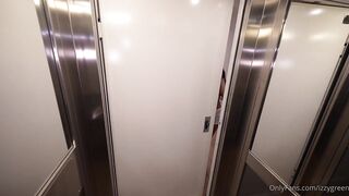 Izzy Green Blows And Gets Creampied In The Elevator