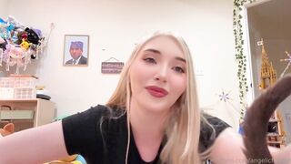 Angelicfuckdoll Strips And Spreads Her Holes