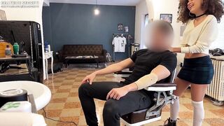 Beatrice Segreti Rides Her Costumer's Dick