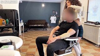 Beatrice Segreti Rides Her Costumer's Dick