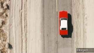 Gabbie Carter Gets Stabbed On the Roof of A Car