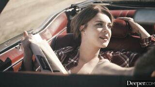 Gabbie Carter Gets Stabbed On the Roof of A Car