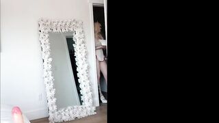 Nurse Lynie Nicole Drills Her Ass With A Dildo