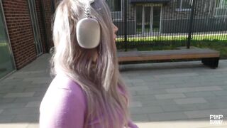 Peach Bitch Gets Pounded By Neighbor After Smoking