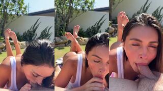 Caryn Beaumont Blows A  Dick Under The Sun