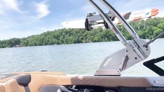Bryce Adams's Foursome Sextape  In A Boat