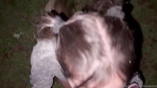 Mewslut Blowjobs In A Dark Rainy Park