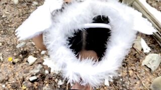 Angel Dania Vega Blows Dick In The Woods