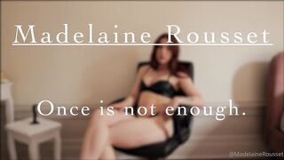 Madelaine Rousset  Masturbates With A Dildo