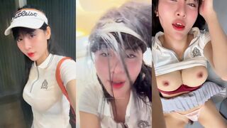 Asian Girl Pong Kyubi Fingers Her Pussy