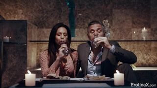 Latina Autumn Falls Gets Pounded Hard On The Couch