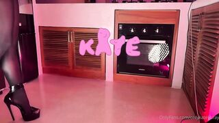 Kate Kuray Fingers Her Wet Pussy In The Kitchen