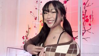 Lucy Lee Rides A Huge BBC Dildo