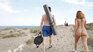 Agatha Vega Enjoys A Cock On The Beach