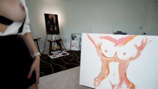 Art Teacher Brooketilli Rides Her Student's Dick