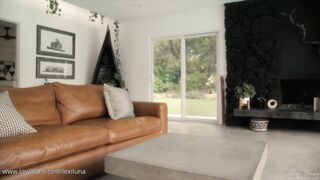 Lexi Luna Sensually Masturbates In Her Black Lingerie