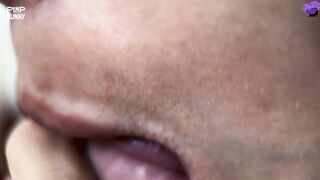 Pantera Nika Close-Up Blowjob And Dick Licking