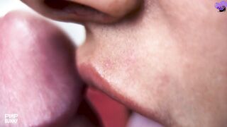 Pantera Nika Close-Up Blowjob And Dick Licking