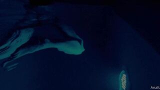 Ana Katana Gags On A Thick Cock Deep In The Pool