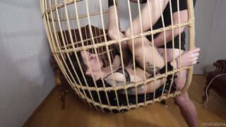 Ana Katana Gets Penetrated In A Moving Swing Chair