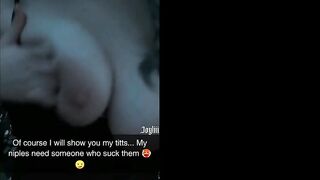 Joyliii Tit Fondling & Dildo Masturbation Solo