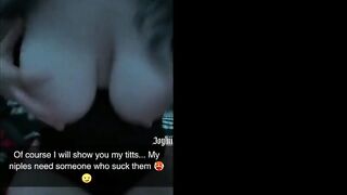 Joyliii Tit Fondling & Dildo Masturbation Solo