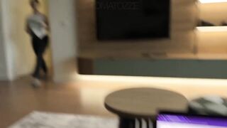 Comatozze Hot Maid Gets Fucked On The Couch