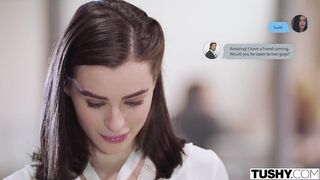 Lana Rhoades Double Penetrated By Big Cocks