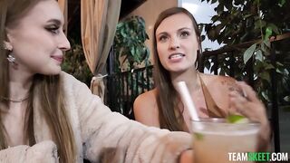 Laney Grey & XOKenzieLoveXO Wild Lesbian Threesome Turn-On