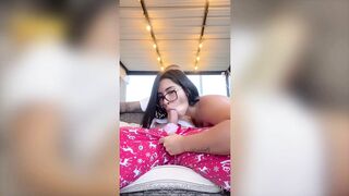 Daniela Antury Rides Her Boyfriend After Reading