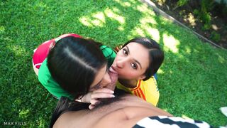 Max Fills Rams Violet Myers And Hailey Rose