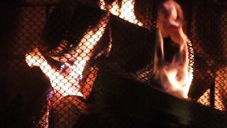 Mia Melano Slurps A Dick Near The Fireplace