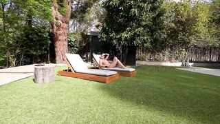 Lily Phillips Getting Railed In The Backyard