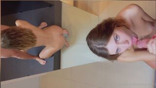 Anna Ralphs Takes A Facial After Sex