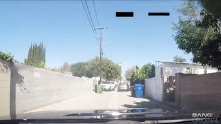 Lana Rhoades Gives A BJ After Gets Caught By A Police Officer