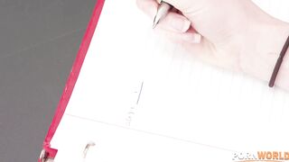 Hazel Moore's Anal Sex Over Studying