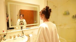 Shrooms Q Enjoys A Petite And Orgasmic BG Shoot With Jac