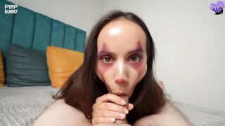 Pantera Nika Clown Girl Sucks Dick And Gets A Facial