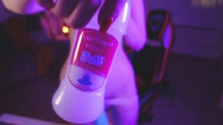 Vixenp Solo Play With Her Tentacle Dildo