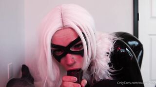 Naomih666 Gets Banged In Black Cat Cosplay