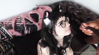 Naomih666 Blows A BBC In Cute Cat Girl