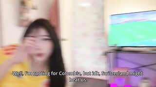 Kikisita Gets Pounded While Watching The World Cup