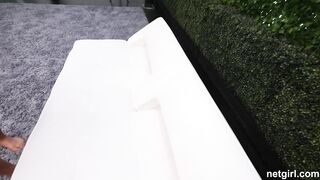 Violet Myers Gets Pounded At A Couch Casting