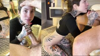 Awlivv Gives A BJ While Fingering Her Pussy