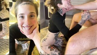 Awlivv Gives A BJ While Fingering Her Pussy